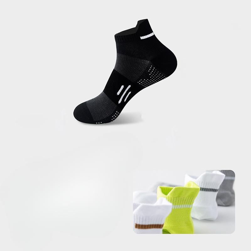 Men's Summer Thin Mesh Breathable Short Socks, Men's Running Socks, Men's Low-top Anti-slip and Non-removable