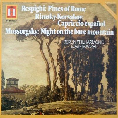 

LP Record BERLIN PHILHARMONIC, LORIN MAAZEL - Respighi: Pines Of Rome, Rimsky-kor 2548267 Heliodor 1977 UK Classical Used