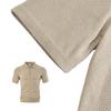Men'S Color Casual Short Sleeved Pants Two-Piece Fashionable Set