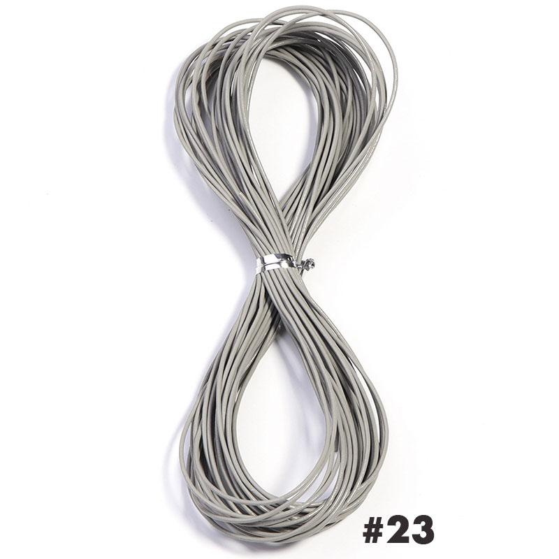 10 Yard Genuine Leather Cord Dia 1.5mm Colored Round Leather Rope For DIY Handmade Leather Craft Materials Jewelry Accessories