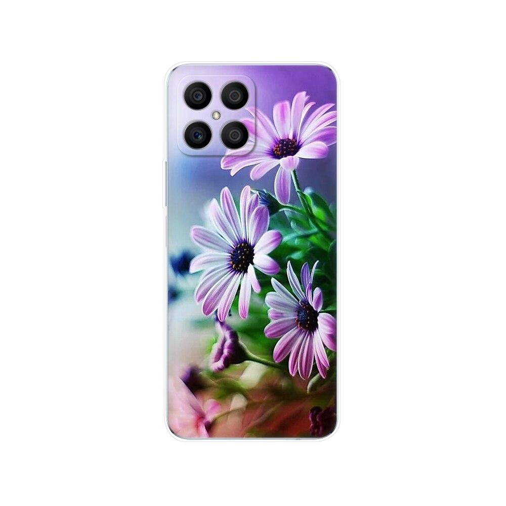Husa pentru Honor X8 Husa din spate pentru HonorX8 Husa Honor X 8 Husa transparenta pentru telefon Geanta de protectie Tpu Husa din silicon moale Bara de protectie
