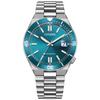 Collection Mechanical Automatic Watch NJ0231-56L Waterproof Business Light Blue Silver Men's