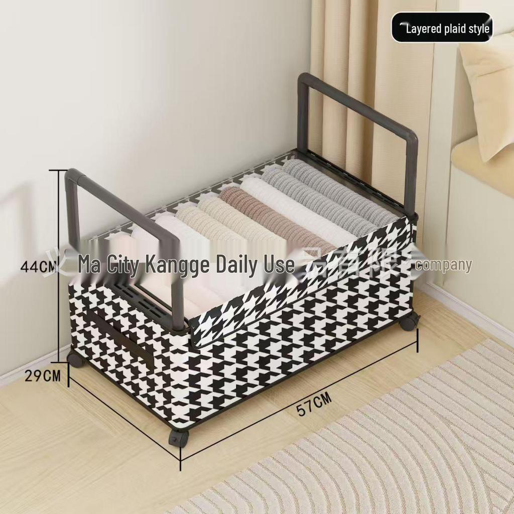 Cross-Border Multifunctional Multi-Layer Organizer Shelf and Movable Lingerie Storage Cabinet