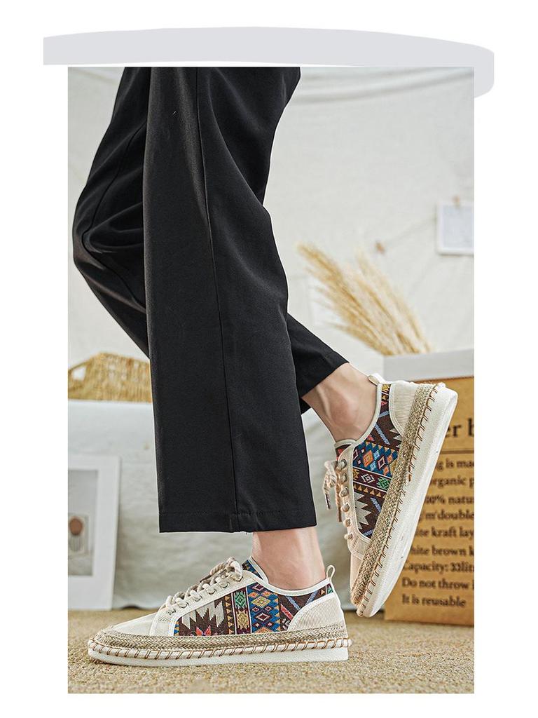 2025 Men's Summer Breathable Slip-On Canvas Sneakers