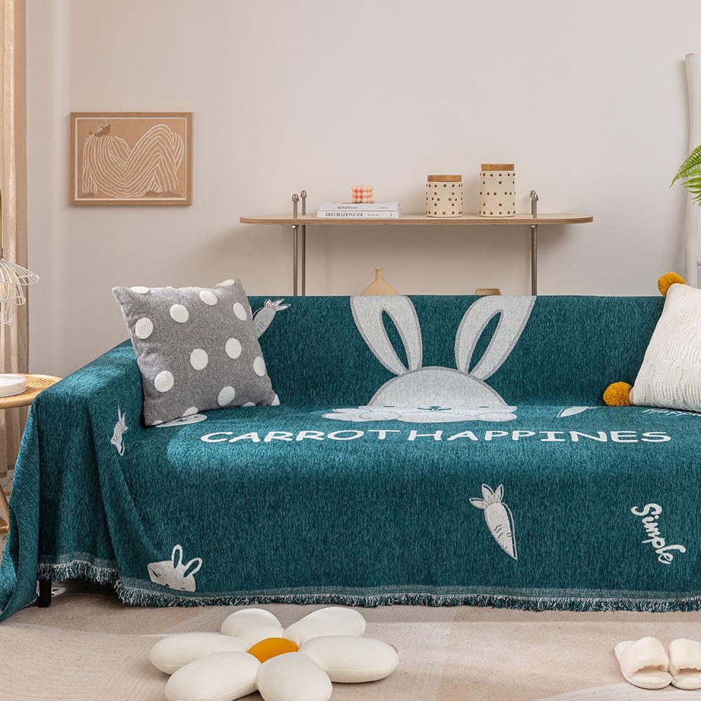 Lux Ușor Nordic Culoare Solidă Chenille Sofá Husă All-Inclusive Prosop Patru Sezoane Universal Gros Husă de Protecție Sofá Prosop Sofá