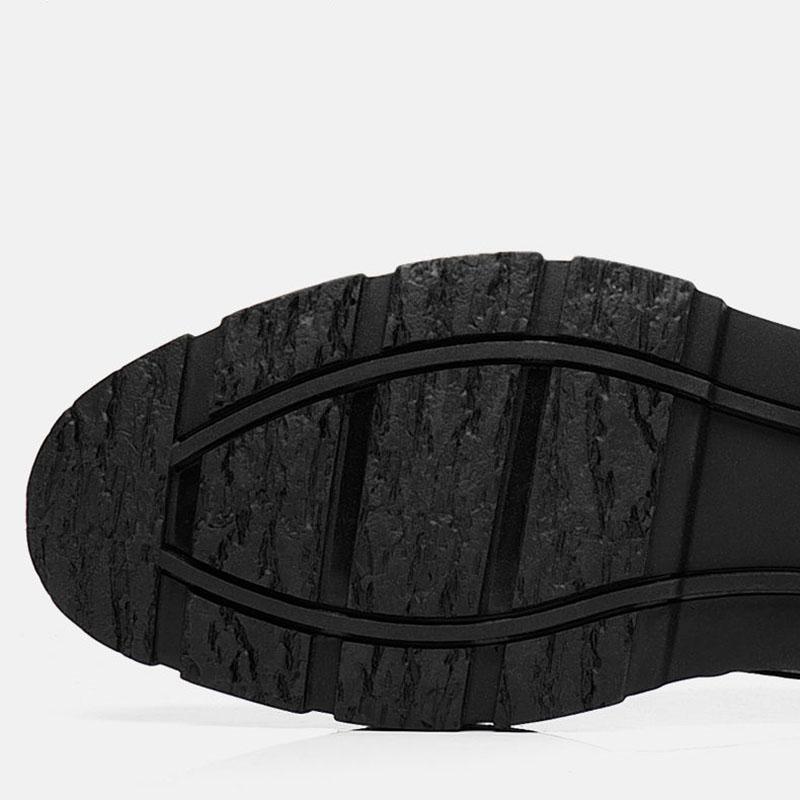 Kožené boty s vnitřní výškou Pánské boty zvyšující výšku Obchodní obleky z pravé kůže Neformální pánské boty se silnou podrážkou