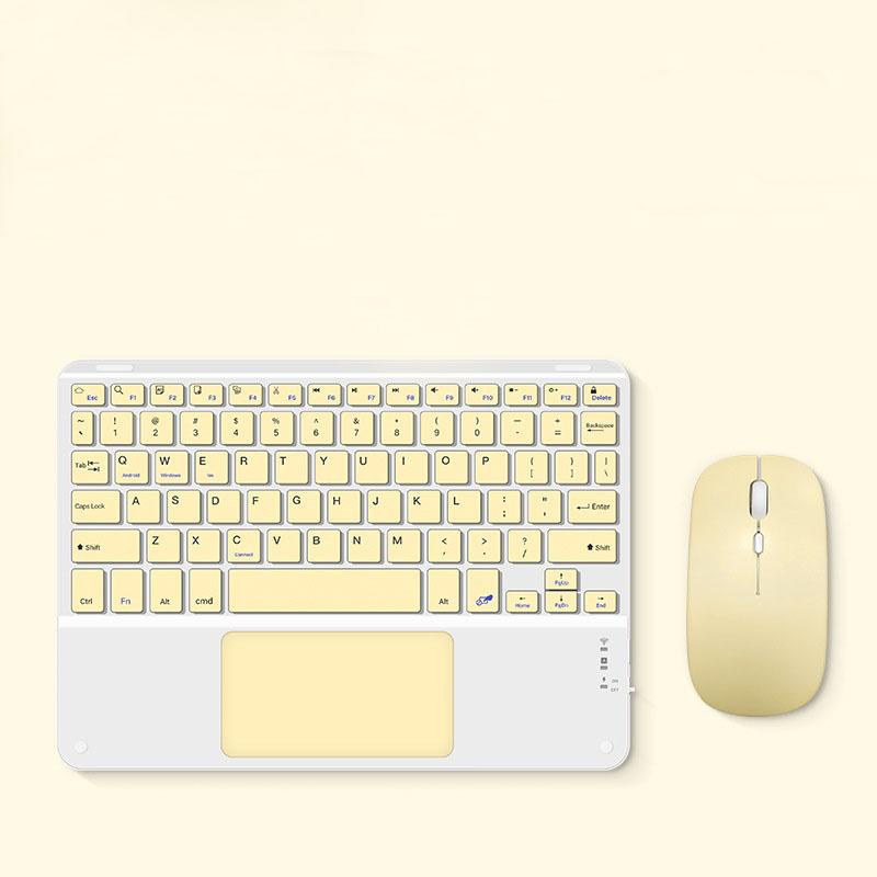 English Bluetooth Keyboard 10 inch for iPad Air Pro Wireless Rechargeable Keyboard for Phone Tablet Laptop Universal