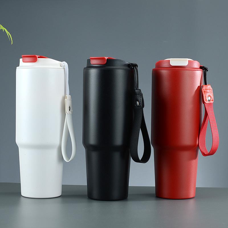 Tazza Termos Portatile Multifunzione 600ml Borracce Termos Portatile in Acciaio Inossidabile Tazza Termica da Viaggio per Tè Ufficio