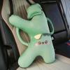 Comfortable Pillow Cushion - Supports Head for Sleeping Suitable as Car Rear Pillows with Creative Dinosaur & Cat Designs