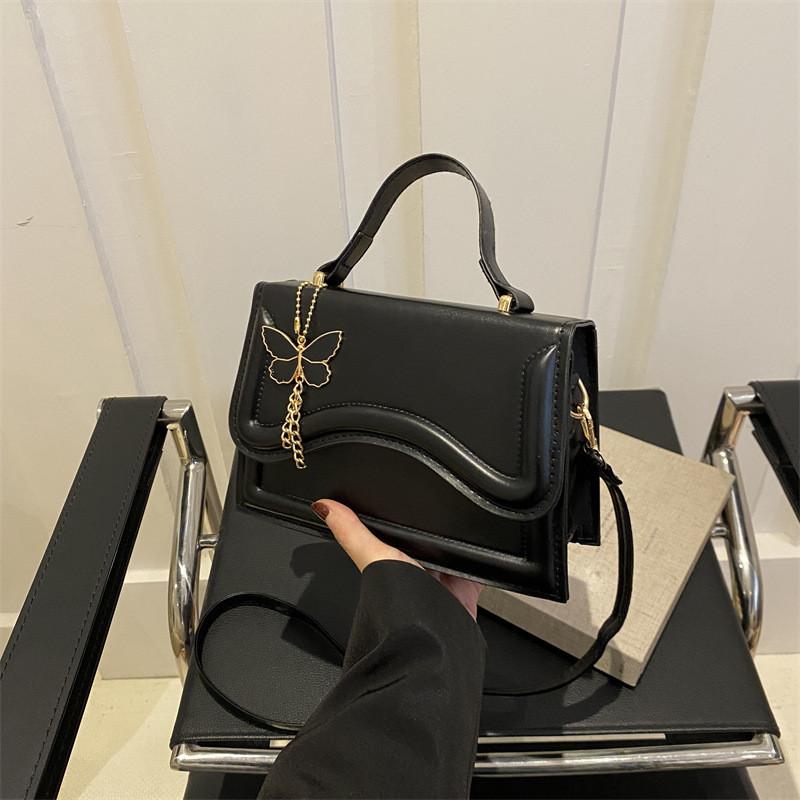 Chic Casual Small Square Bag 2024 Spring New Fashionable Shoulder Bag Trendy Handbag