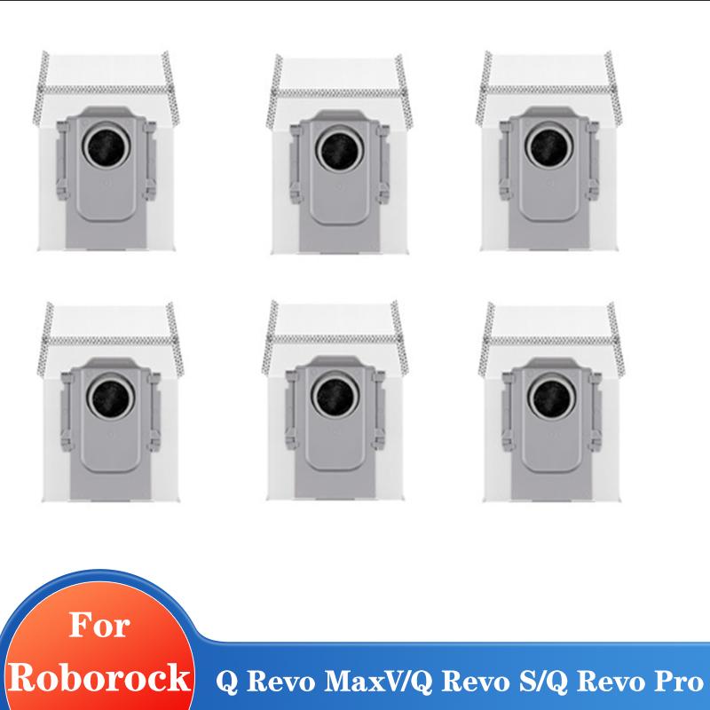 For Roborock Q Revo MaxV/Q Revo S/Q Revo Pro Robot Vacuums Cleaner Accessory Dust Bag Main Side Brush Hepa Filter Cloths Spare