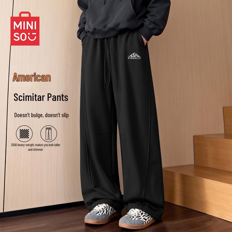 MINISO Men's Japanese Style Curved Knife Casual Pants