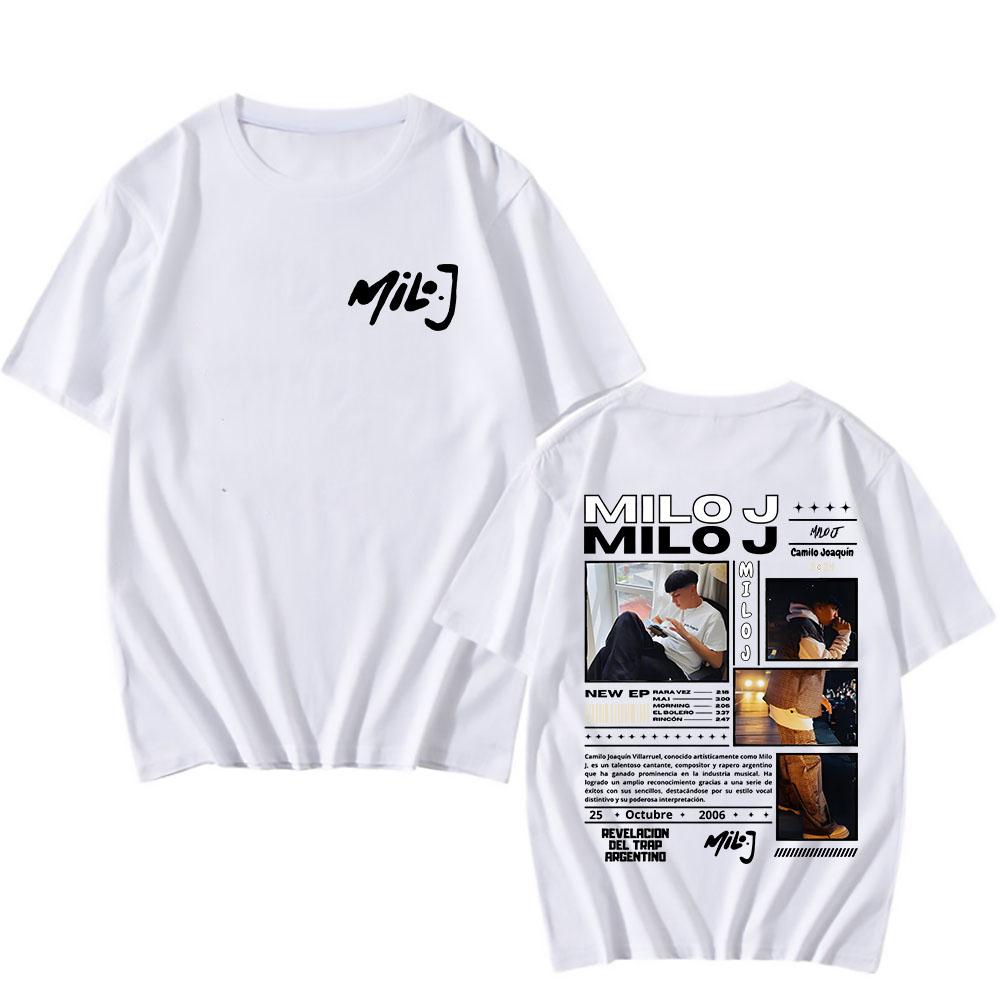 Milo J Men Retro T-Shirt Graphic Printing Fleece Hooded Sweatshirt for Autumn/Winter Grunge Clothing Sudaderas Casual Pullovers