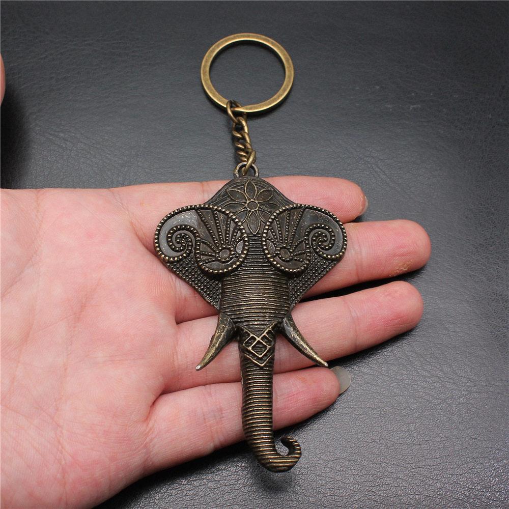 Big Elephant Animal Keychain for Women Best Seller Sweet Christmas Gift Streetwear Car Key Ring