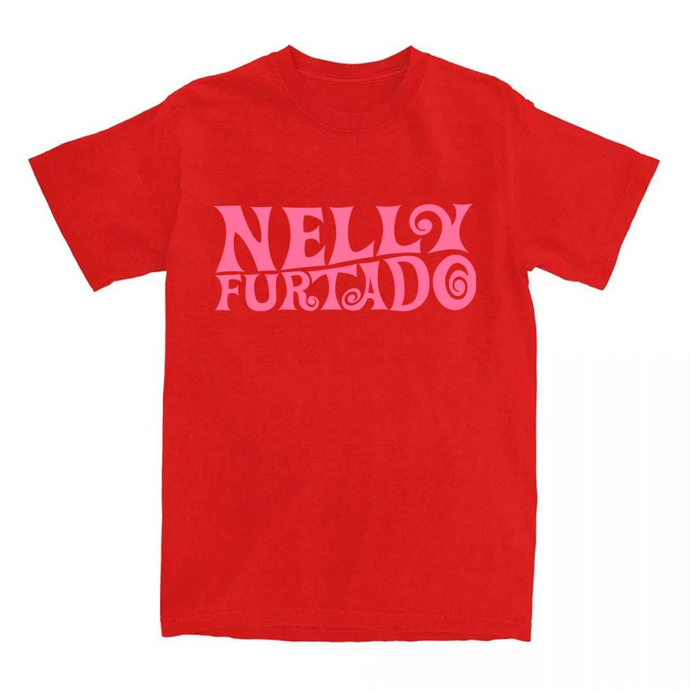 Nelly Furtado T-shirt Graphic Printing Short Sleeve Women Tee-shirt Fashion Ropa De Mujer Summer Clothes Cotton Soft O-neck Tops