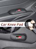 Car Knee Leg Protective Pad Foot Armrest Cushion Accessories For Toyota GR Gazoo Racing Sport C-HR RAV4 Avensis Prado Prius TRD