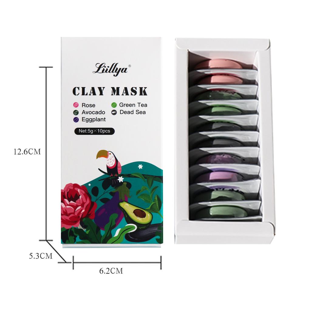 Avocado Mud Mask Portable Apply Clean Green Tea Rose Mud Mask Chitosan Split Collagen Mask