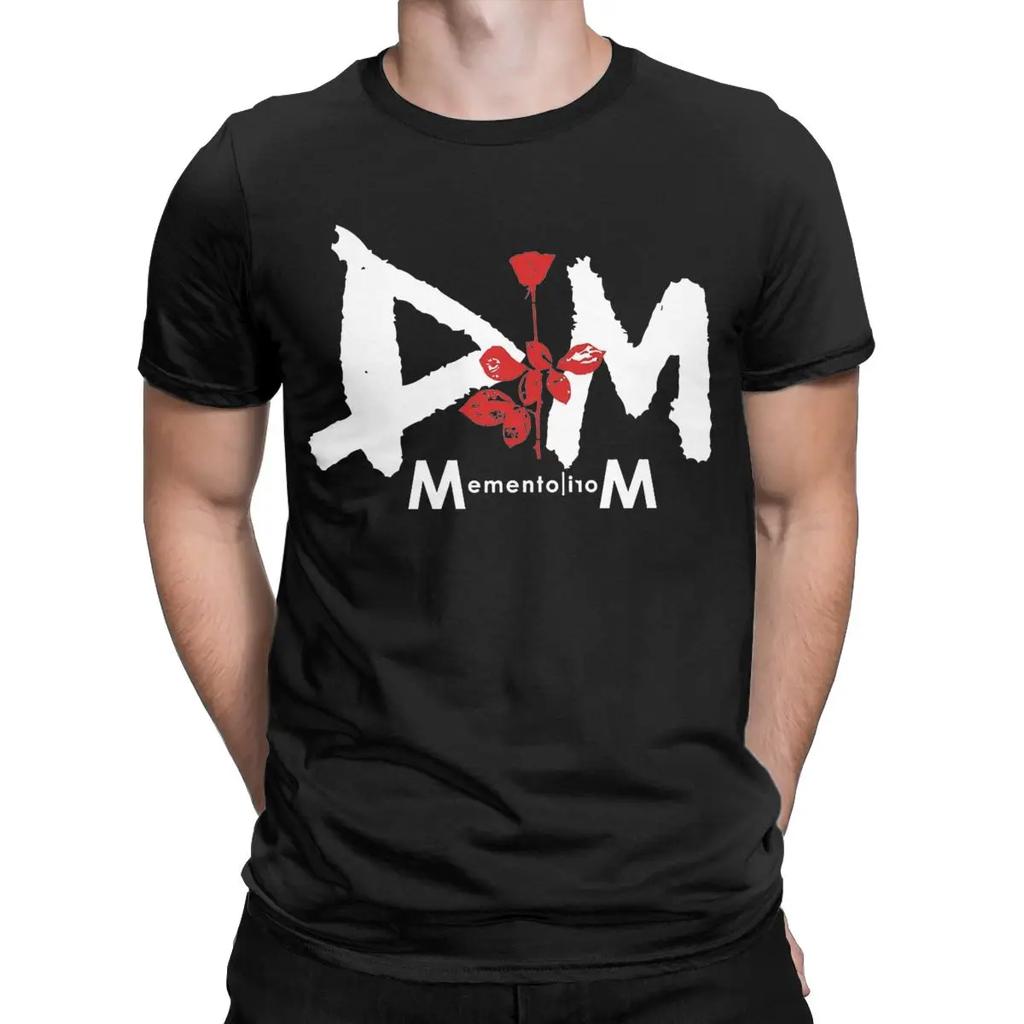 Heren DM Memento Mori Mode Depeches T-shirt Katoenen Tops Vintage Korte Mouw Ronde Hals T-shirt Nieuwe Collectie T-shirt