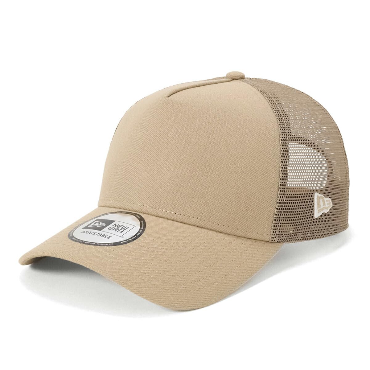 

New Era 9FORTY Trucker Mesh Cap Camel ONSPOTZ and 940 Popular Size Adjustable Everyday Sports Baseball Cap A-Frame (14667303, NER32C9675), Beige,