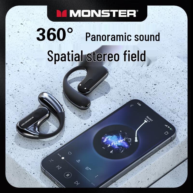 Monster AC320 Open-Ear Sport Bluetooth Earphones
