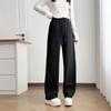 Plus Size Women's High Waist Slimming Casual Pants - Spring 2026 Curved Straight Leg 
