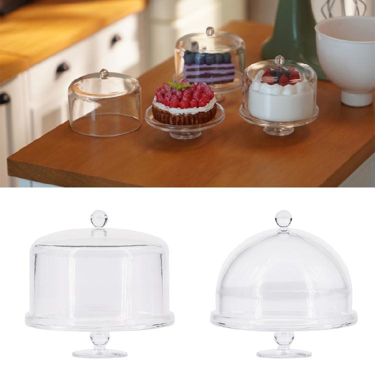 Plastic Elevated Cake Serving Tray For Miniature Room Decoration Cake Shop Simulation Display Tray Decorative Accessory