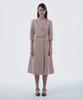 Mausolleum Jenn Long Belted Dress - Pink