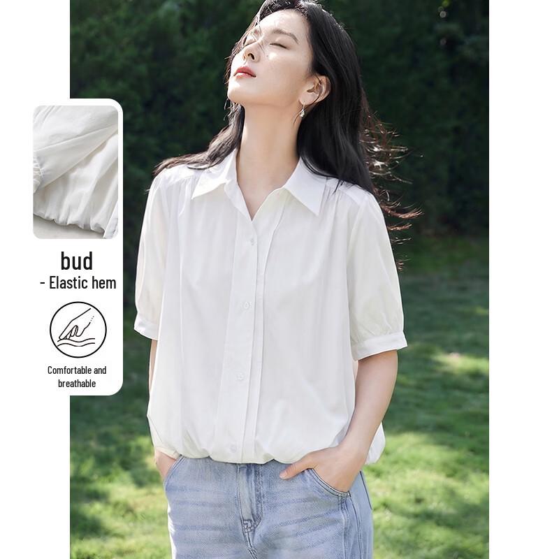 

Women s Summer Short-Sleeve Commuter Shirt L