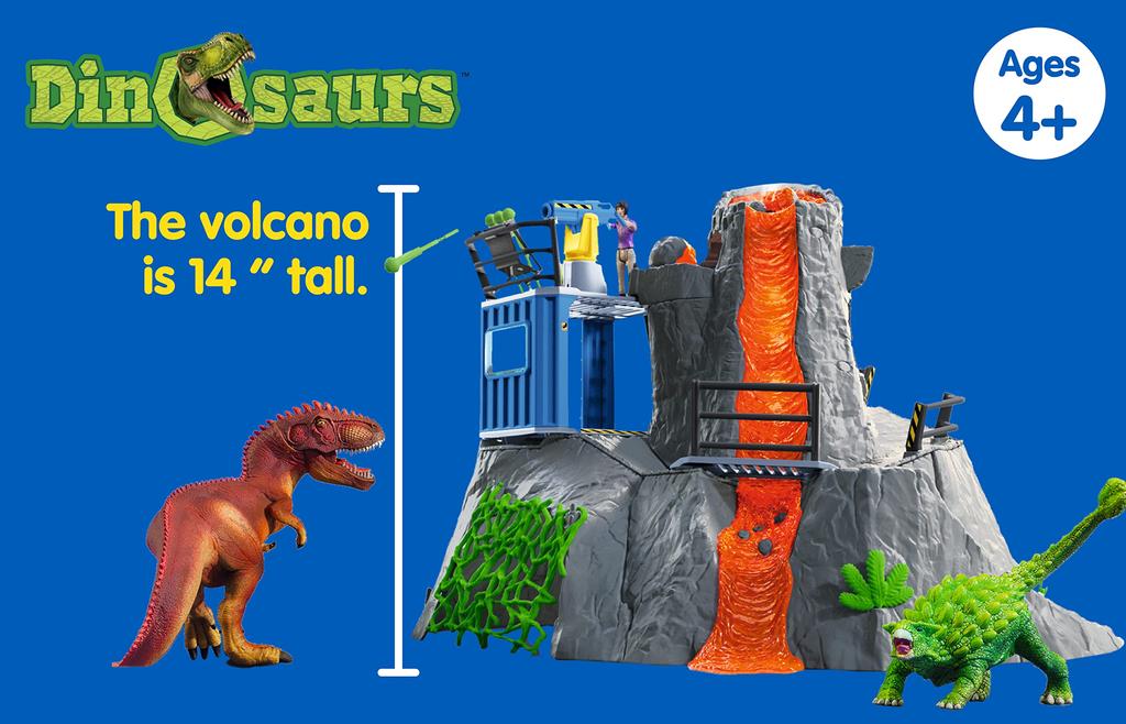 Schleich Dinosaurier Vulkan Dino Abenteuer 42564 Ausbruch!