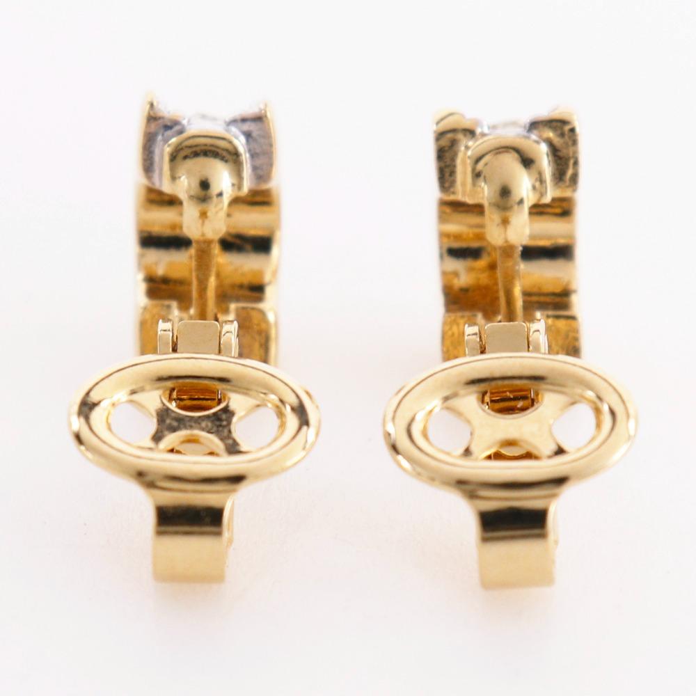 Nina Ricci Náušnice Pozlacené Zlato/Rhinestone 4.5g Dámské Použité