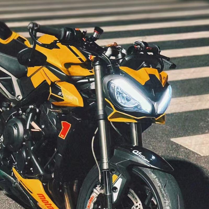 For Triumph Street Triple 765 S/RS 2017-2024 Fixed Wing Modified Motorcycle Fixed Wing Fairing Motorcycle Accessories