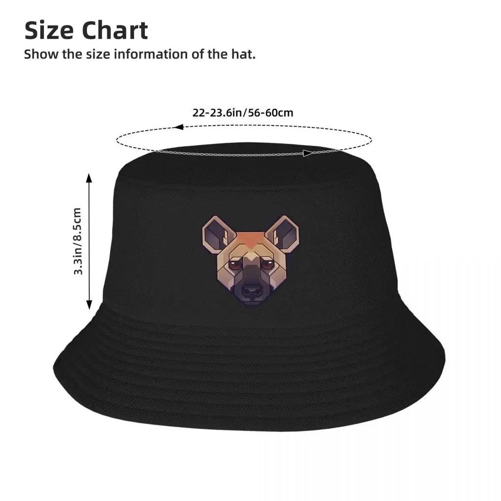 Spotted Hyena Bucket Hat Hard Hat Sun Cap Men Women's