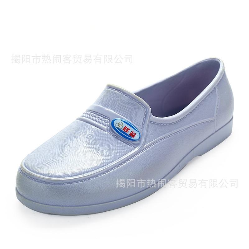 Spring and Autumn Men's Shallow Mouth Rain Shoes Waterproof Shoes Grey Brown Clay Shoes Non-slip Easy Cleaning Quick-drying Water Shoes Without Inner