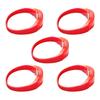 5pcs Voice Controlled LED Luminous Bracelets Flashing Silicone Bangle Light Up Wristbands for Christmas New Year Decor