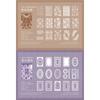 Vintage Lace Pattern Pet Sticker Book For Hand Account Diy Scrapbook Decoration