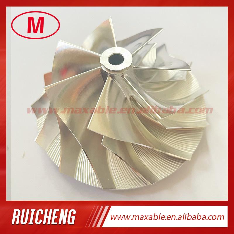 GT15-25 50.33/70.98 mm 7+7 blades high performance turbocharger billet/milling/aluminum 2618 compressor wheel