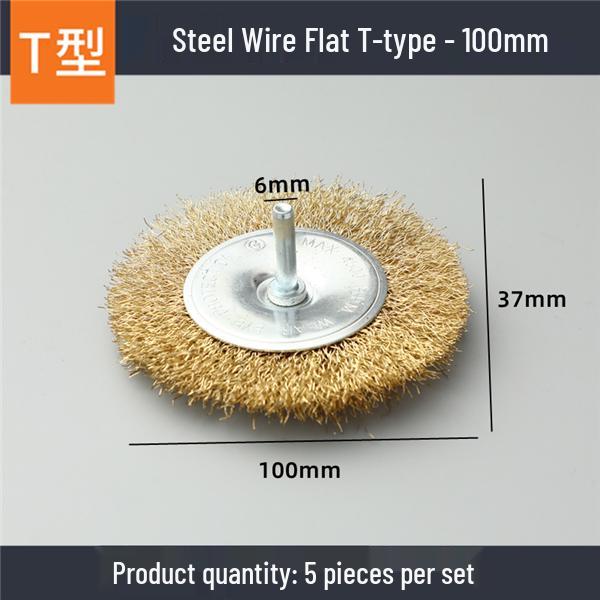Steel Wire Brush Cup - Stainless Steel Rust Remover & Polishing Wheel for Angle Grinders