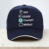 Eat Sleep ChatGPT Repeat Baseball Cap Fashion Casual Unisex Women Adjustable Snapback Hat Casquette
