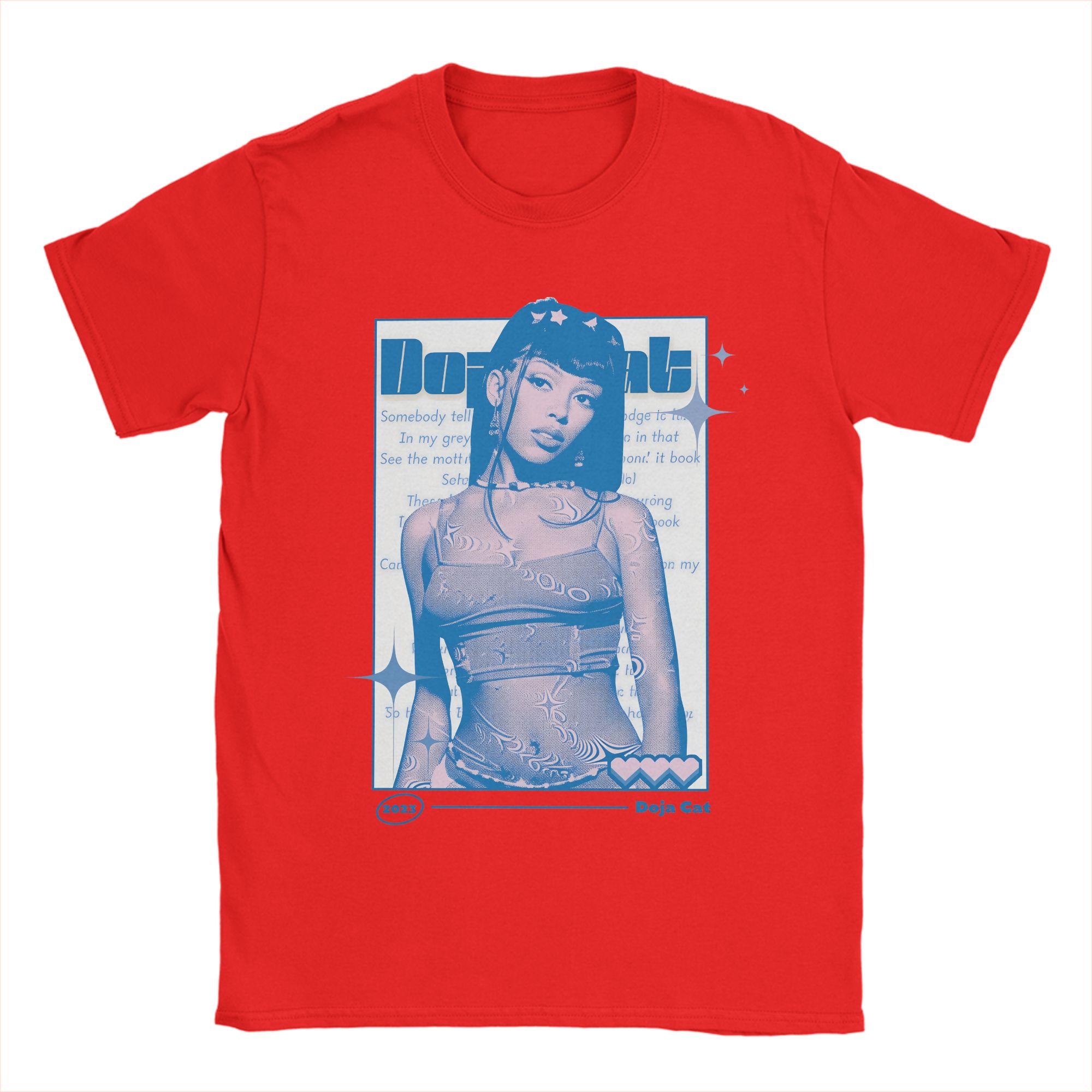 Doja Cat Tour Ma Vie TShirt Beach Cotton TShirts For Unisexs Harajuku Loose Tee Shirt Short Sleeve Streetwear Tees S