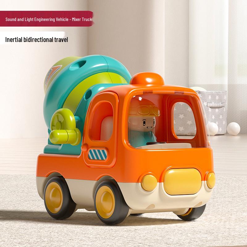Baby Music Engineering Toy Car for Boys, Ages 1-3, Early Education Gift