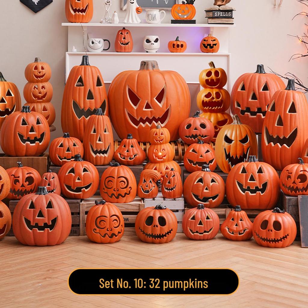 Große Halloween-Kürbis-Laterne für Innen-/Außen dekoration