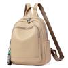 IELGY backpack, high-end solid color, fashionable large-capacity backpack, casual schoolbag, commuting