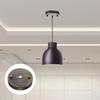 Iron Ceiling Plate Lamp Canopy Vintage Pendant Light Cover Classic Industrial Style Lighting Plate Cover for Home Restaurant