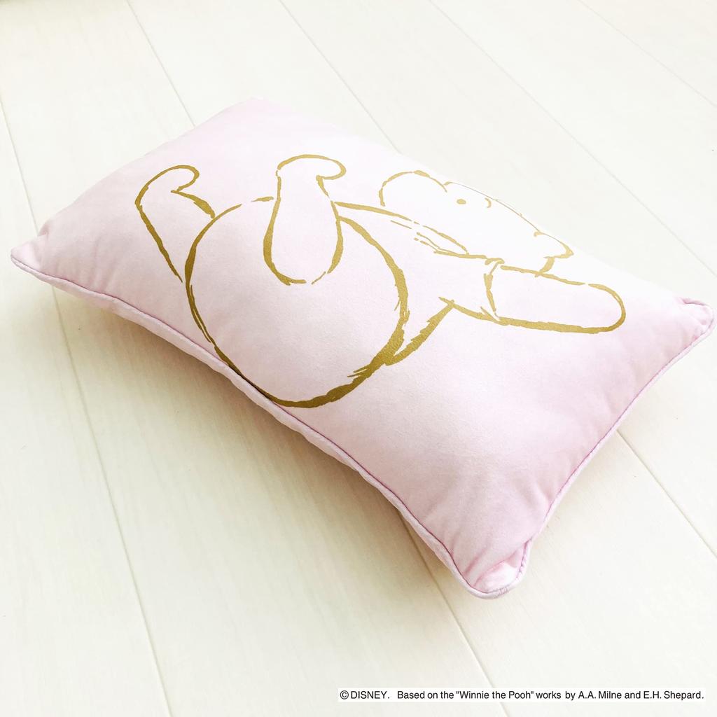 MORIPiLO Morishita Body Pillow for Children and Adults Winnie the Pooh Pastel Pink 40x25cm Fluffy Material Stuffed Cushion Character Goods Disney