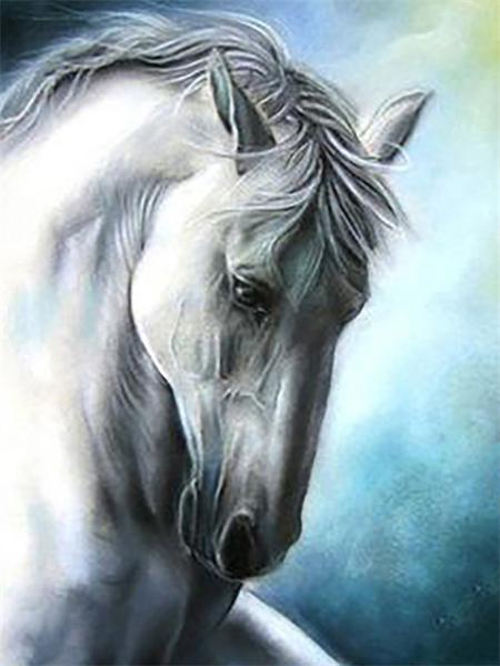 Diamond Art Painting Horse Full Round Embroidery Mosaic Animal Handmade Home Decor