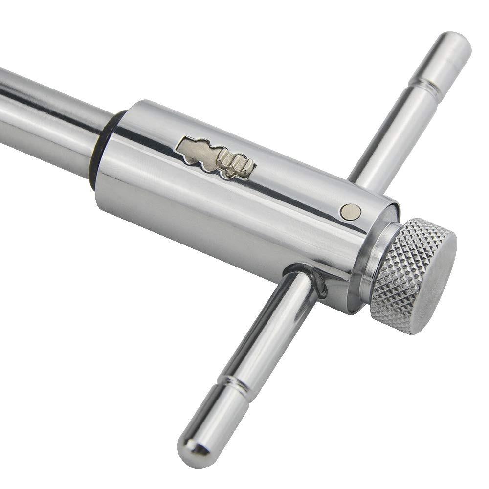 M3-M8 Extendable Ratcheting Handle Adjustable Tap Removal Tool Tap Wrench  Machine Maintenance