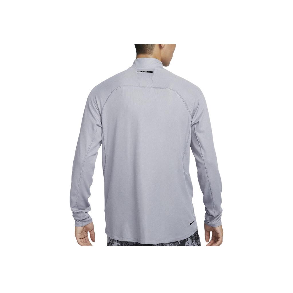 Nike Dri-Fit Trail Einfarbig Vielseitig Bequem Feuchtigkeitsableitend Warm Langarm T-Shirt Herren Oberteile Zementgrau FV9995078