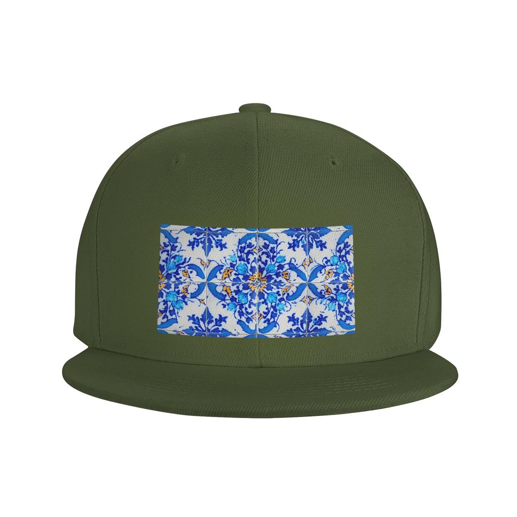 Portuguese Tile Decor Azulejo Lisboa Baseball Caps Snapback Fashion Baseball Hats Casual Casquette Outdoor for Unisexs And Womens