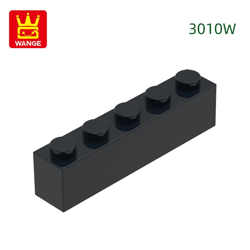 Non-Toxic 52Pcs/Lot Thick Bricks 1X5 Dots Block Moc Color Accessories Compatible With 3010W Brick Diy Children'S Toy Assembly Part