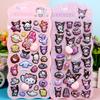 4/6 Pcs Cute Sanrio Butt Stickers My Melody Kuromi Cinnamoroll 3D Relief Sticker Kawaii Stress Relief Puffy Squishy Decals